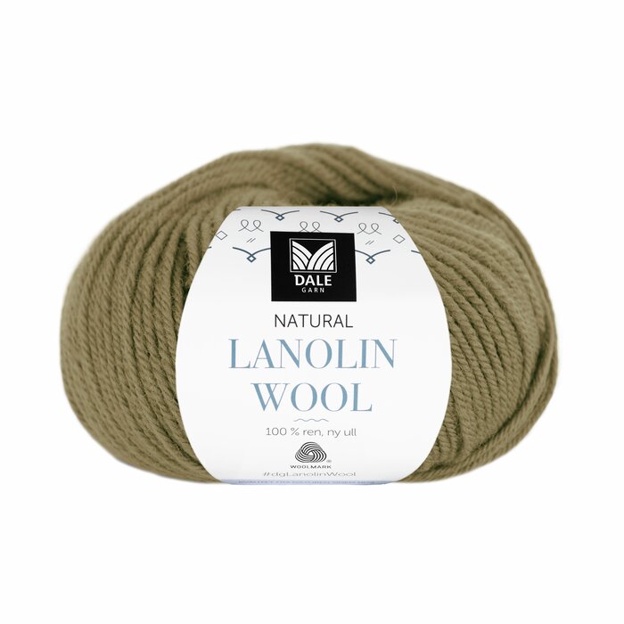 Lanolin Wool - 1458 Olivengrønn