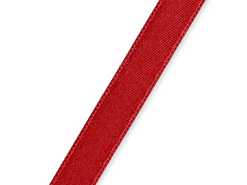 Satinbånd 10mm - Rød