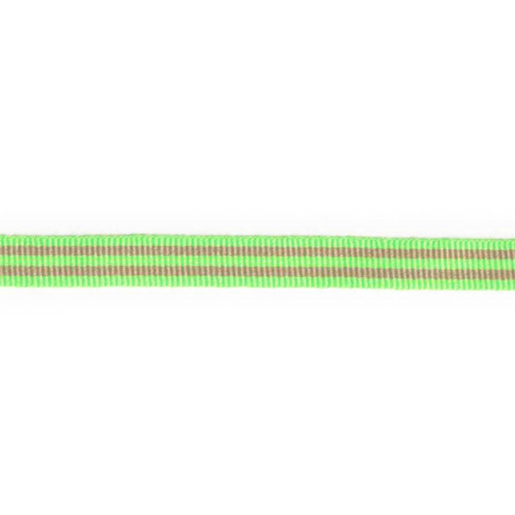 Neonbånd med striper – 9mm – Grønn