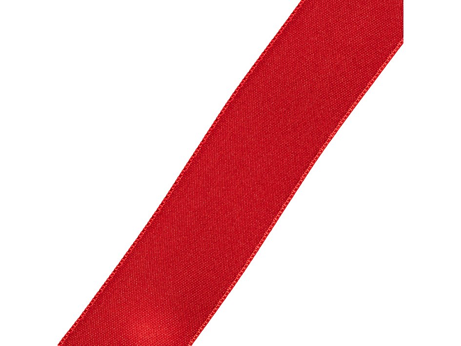 Satinbånd 25mm-  Rød