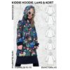 Ida Victoria - Kiddie Hoodie, lang & kort genser til barn