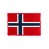 Strykemerke - Norsk flagg - 43*65mm 25stk