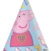 Party Hatter Peppa Pig 6 stk