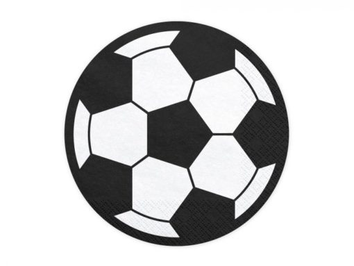 Servietter Fotball 13,5 cm, 20 stk