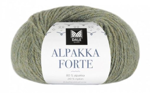 ! - Alpakka Forte - 731 Lys grønn melert