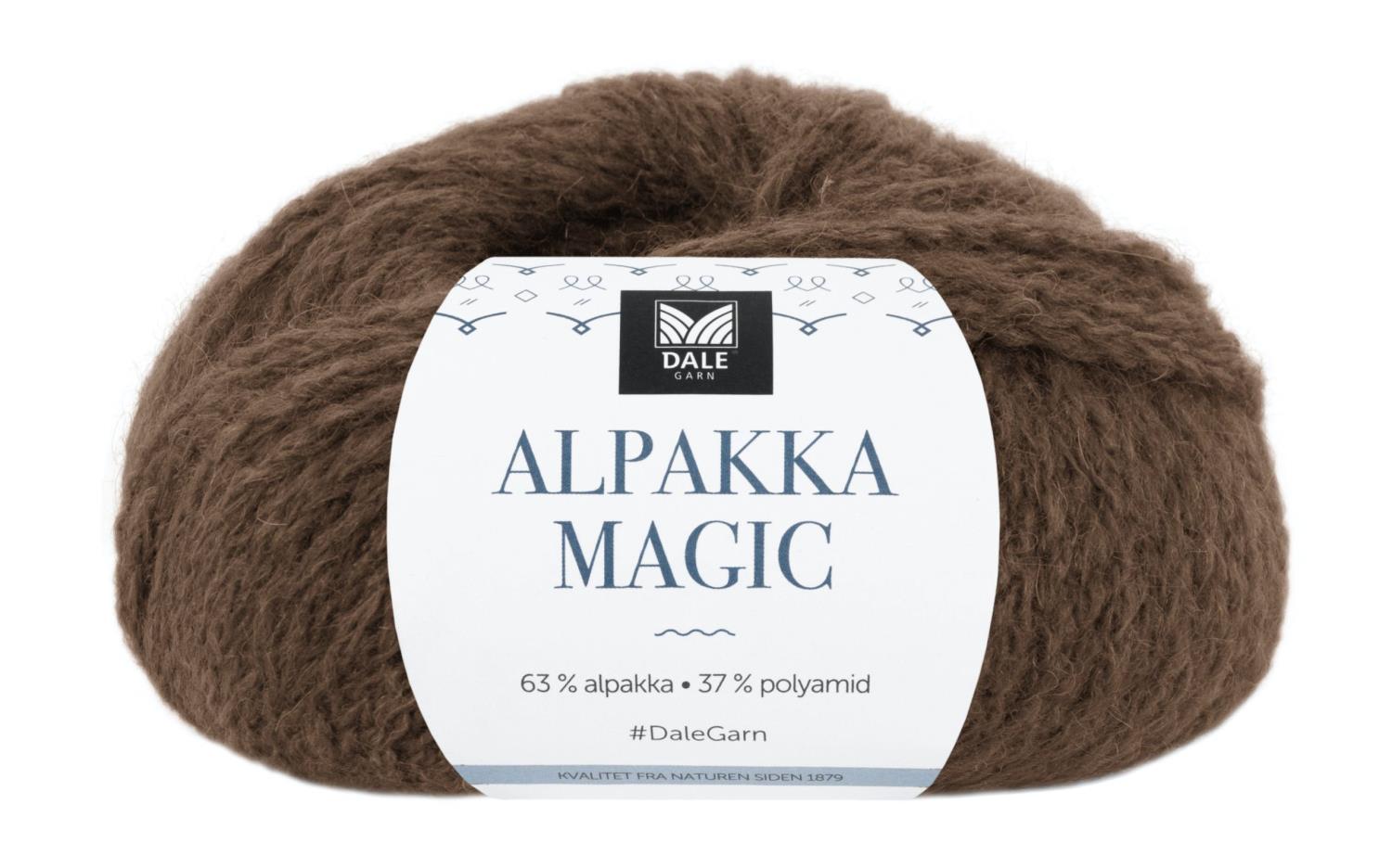 Alpakka Magic - Varm brun