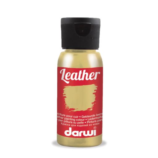 Darwi Leather Lærmaling - 50ml - 050 Gold