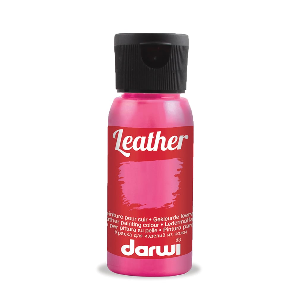 Darwi Leather Lærmaling - 50ml - 475 Pink