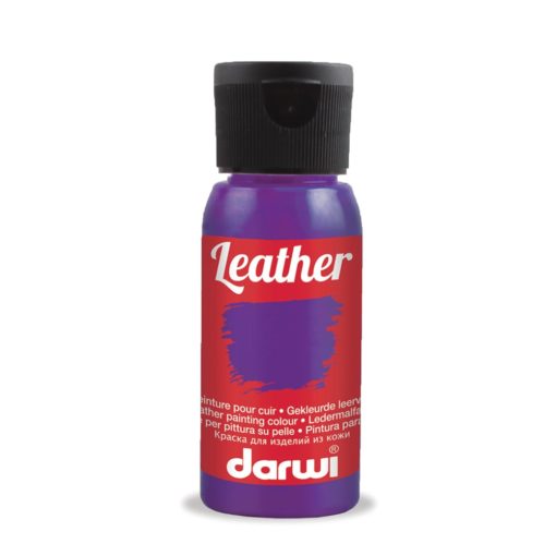 Darwi Leather Lærmaling - 50ml - 900 Purple