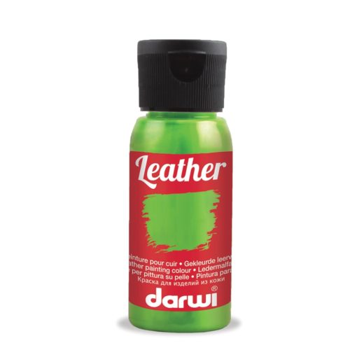 Darwi Leather Lærmaling - 50ml - 601 Anise Green