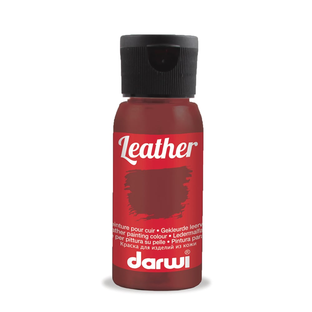 Darwi Leather Lærmaling - 50ml - 810 Brown
