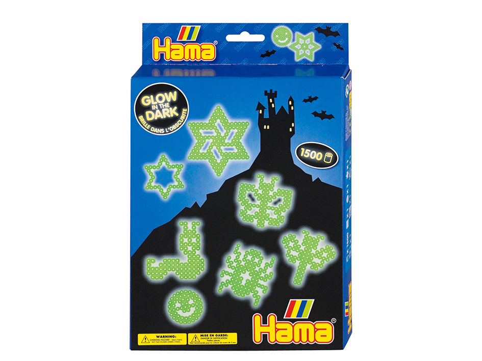 Hama Midi Sett - Glow in the Dark