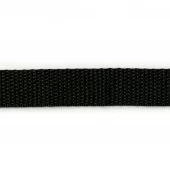 Veskebånd - 20mm - Svart