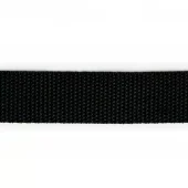 Veskebånd - 25mm - Svart