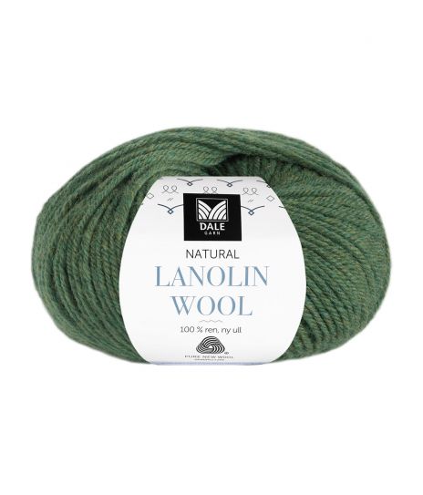 Lanolin Wool - 1449 Oliven melert (Utgått farge)