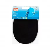 Prym Strykelapp Velour/Lær – 2stk – Sort
