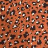 Viscose twill - panter - orange