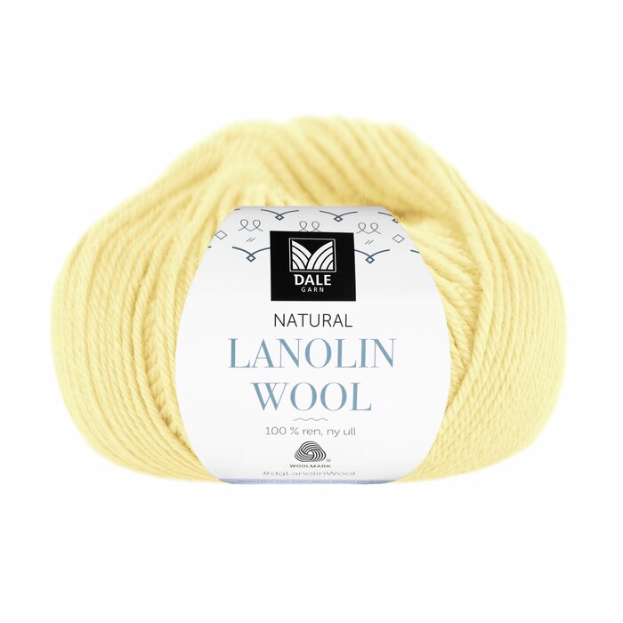 Lanolin Wool - 1463 Lys gul