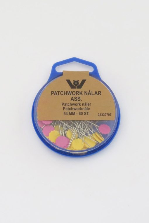 Patchworknåler 54mm (60stk)