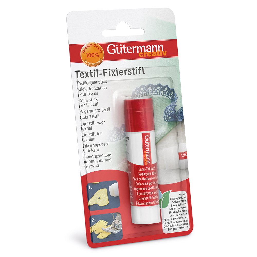 Gütermann Textil glue stick- Limstift blister 10g