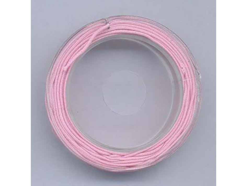 Smykkestrikk – 1mm x 5m – Rosa