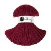 Bobbiny Braided Cord 5mm, 100m - Wine red