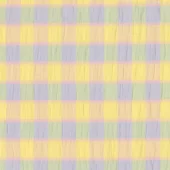 Seersucker fabric - Ruter - Gul
