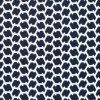 Cotton Satin - Abstrakt - Navy