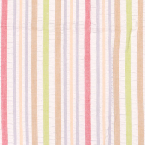 Seersucker fabric - Pastell striper