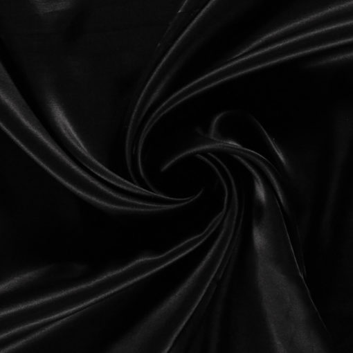 Viscose Satin - Sort