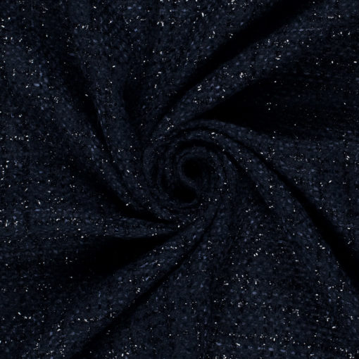 Jacquard m/Lurex - Navy