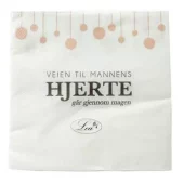 Servietter - Veien til mannens hjerte går gjennom magen