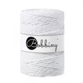 Bobbiny Makramé Cord 5mm, 100m  - White