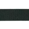 Taskebånd Herringbone - 38mm - Svart