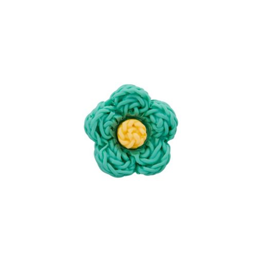 Knapp 454205 – Øyeknapp BLOMST 13mm – 26 Grønn