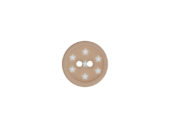 Knapp 452701 2-hull 12mm 16 Brun stjerner