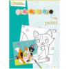 Graffy Paint maleplate m/trykk – 20x20cm – Katt