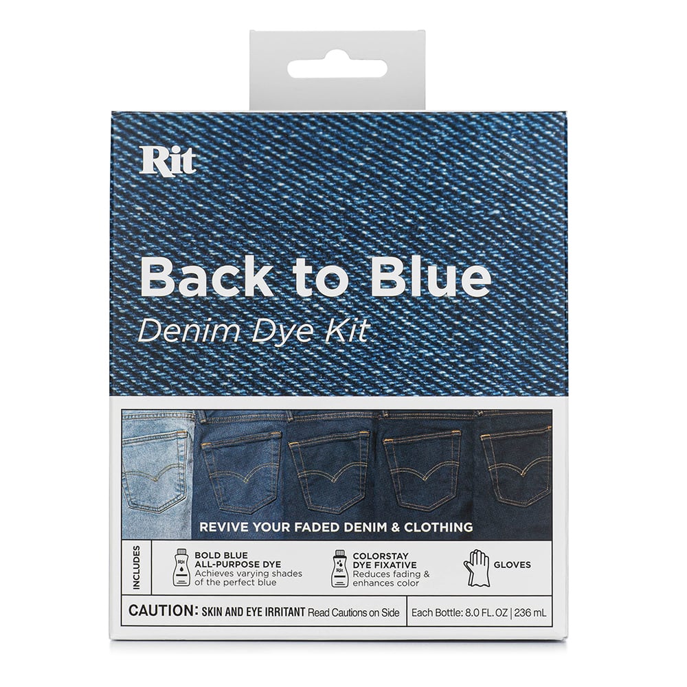 Rit Dye Tekstilfarge Sett – Renew to Blue Dye kit