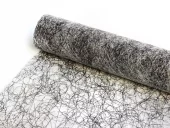 Sizolurex - 30cm x 3m - 11/14 Black-silver