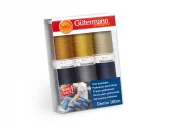 Gütermann Trådsett 731144-1 – Denim 100m 6stk