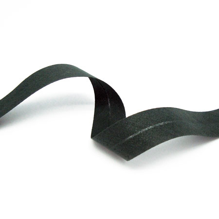 Bomull skråbånd - 40/20 - Mørke grønn