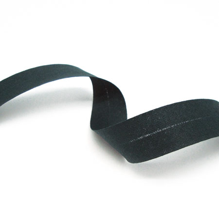 Bomull skråbånd - 40/20 - Petroleum grønn