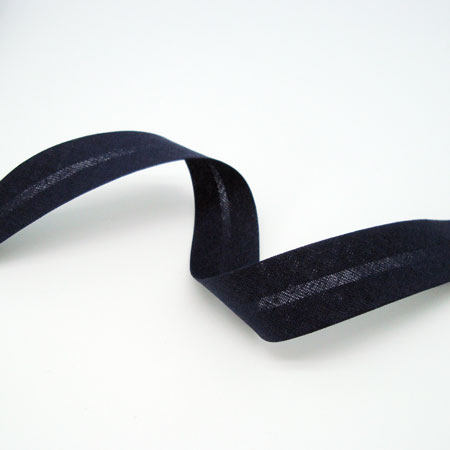 Bomull skråbånd – 40/20 – 5m – Navy