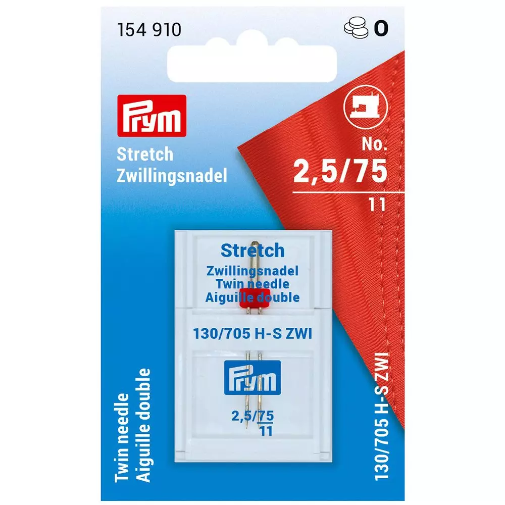Prym Symaskinnåler Tvilling – Strech 130/705 – 75/2.5mm