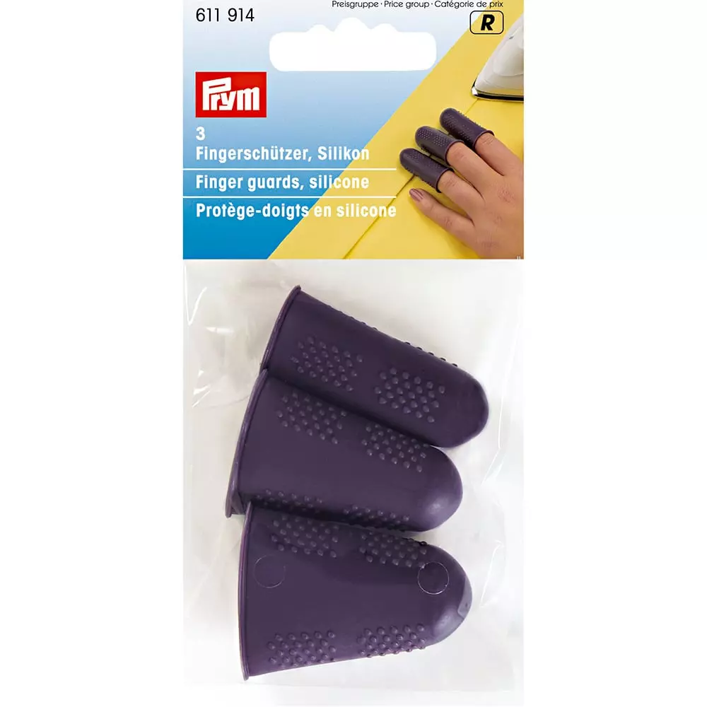 Prym Fingerbøll silikon 3stk – til stryking