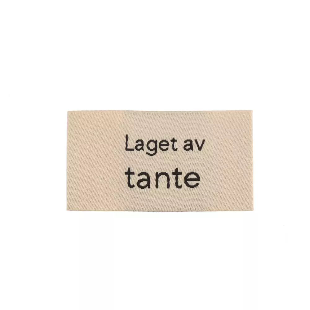 Merkelapp - "Laget av bestemor"