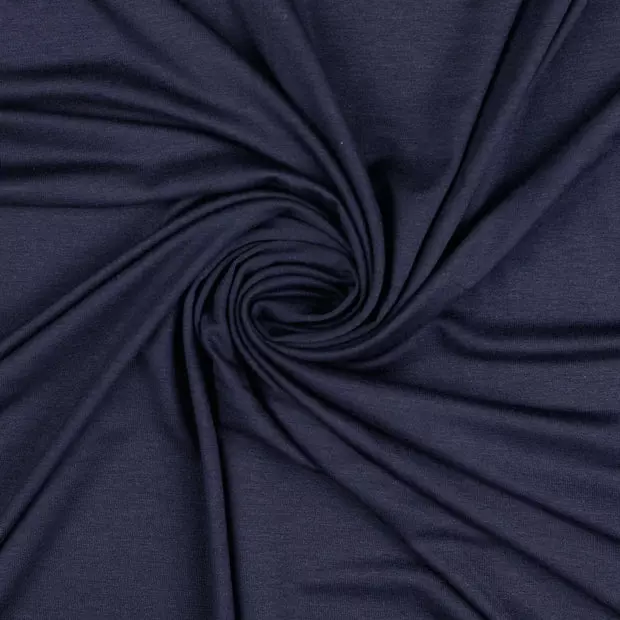 Viskose Jersey - Marine
