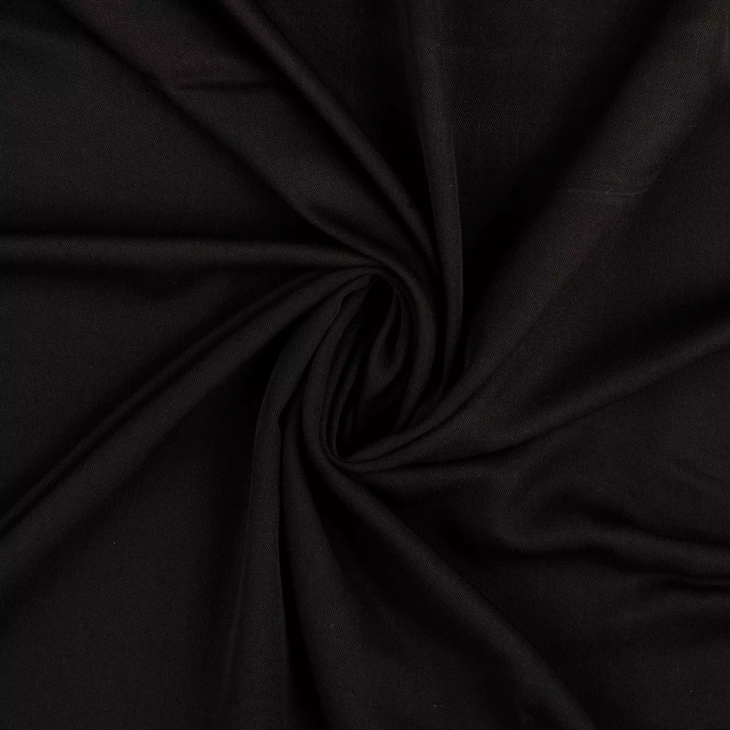 Viskose Twill - Sort