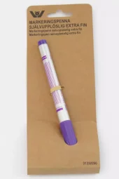 Markeringspenn selvoppløselig lilla