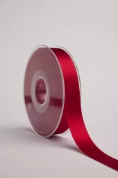 Satinbånd - 16mm - Rødrosa